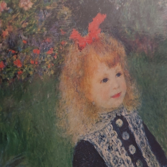 Museum Marked Laminated Renoir Girl Watering Can National Gallery Art Museum - Picture 10 of 12